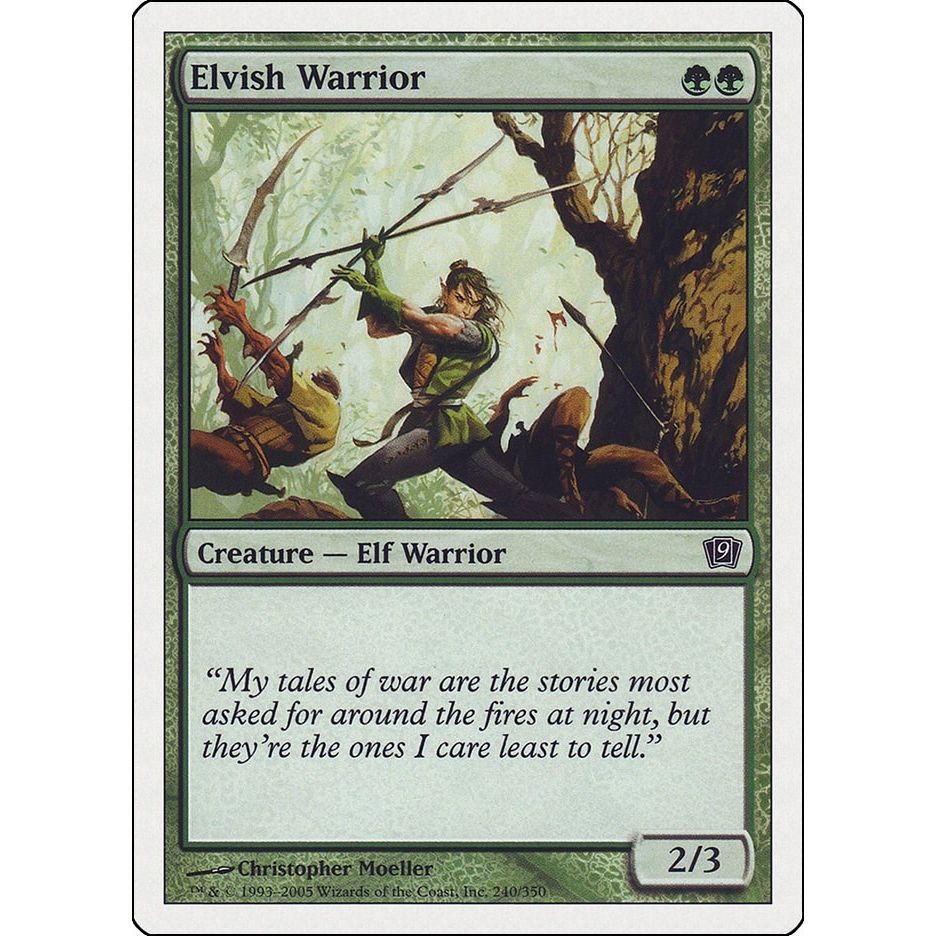 Image for Elvish Warrior (240) (9ED) - Magic: The Gathering