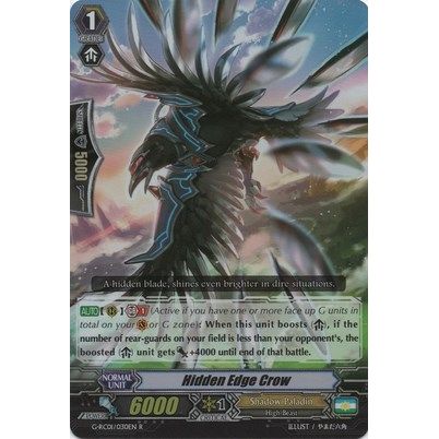Image for Hidden Edge Crow (G-RC01/030EN) (G-RC01) - Cardfight Vanguard