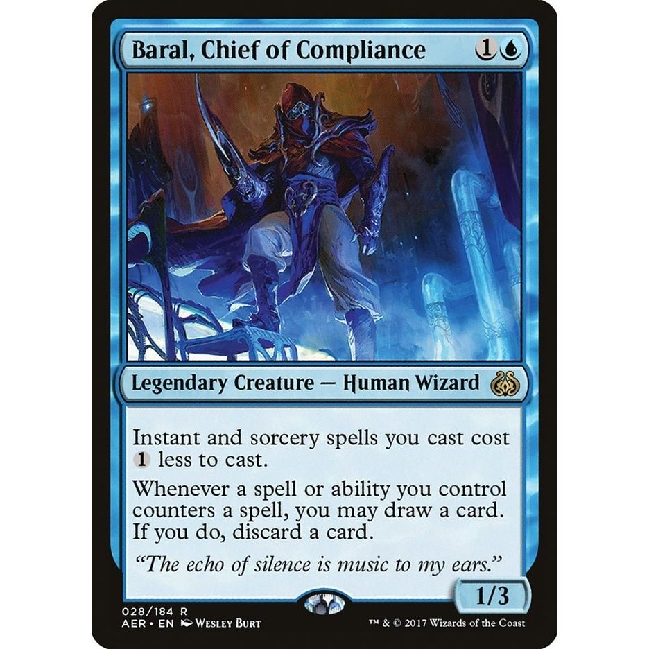 Image for Baral, Chief of Compliance (28) (AER) - Magic: The Gathering