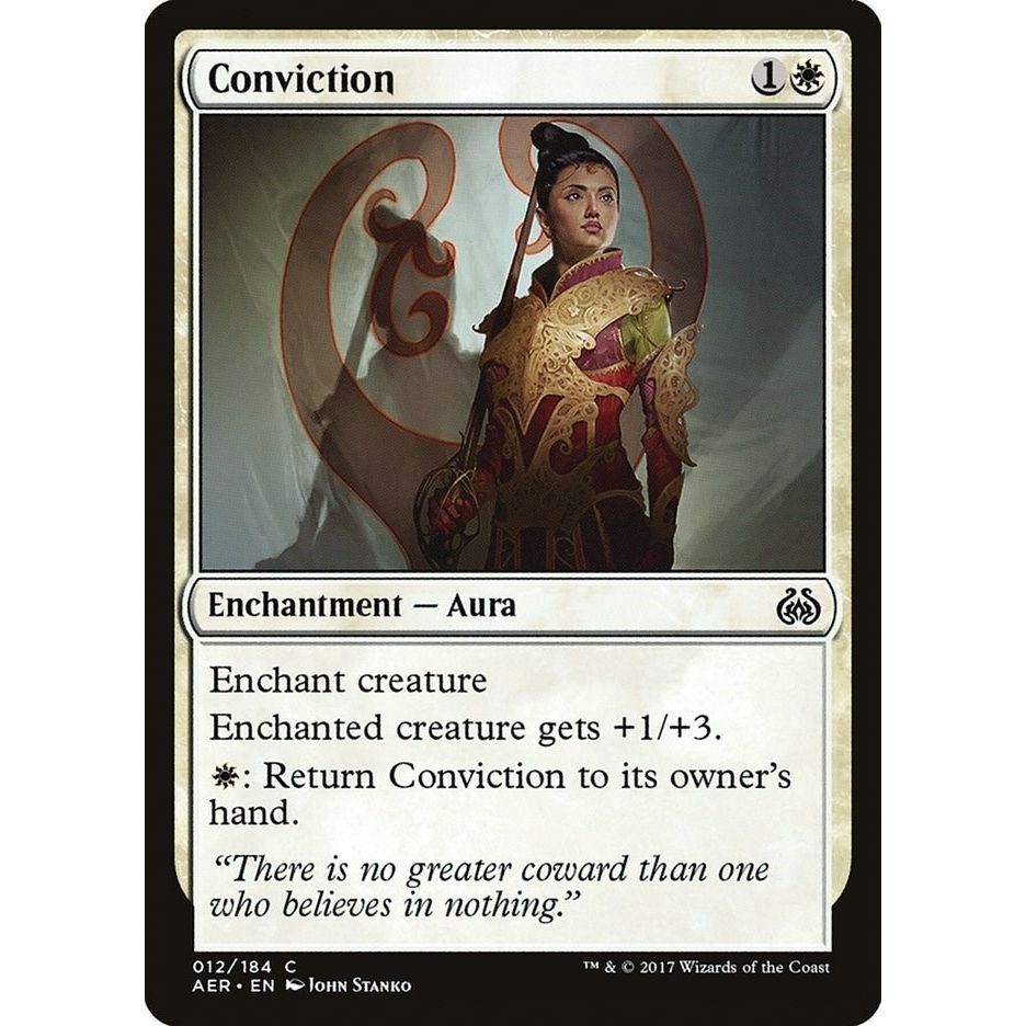 Image for Conviction (12) (AER) - Magic: The Gathering
