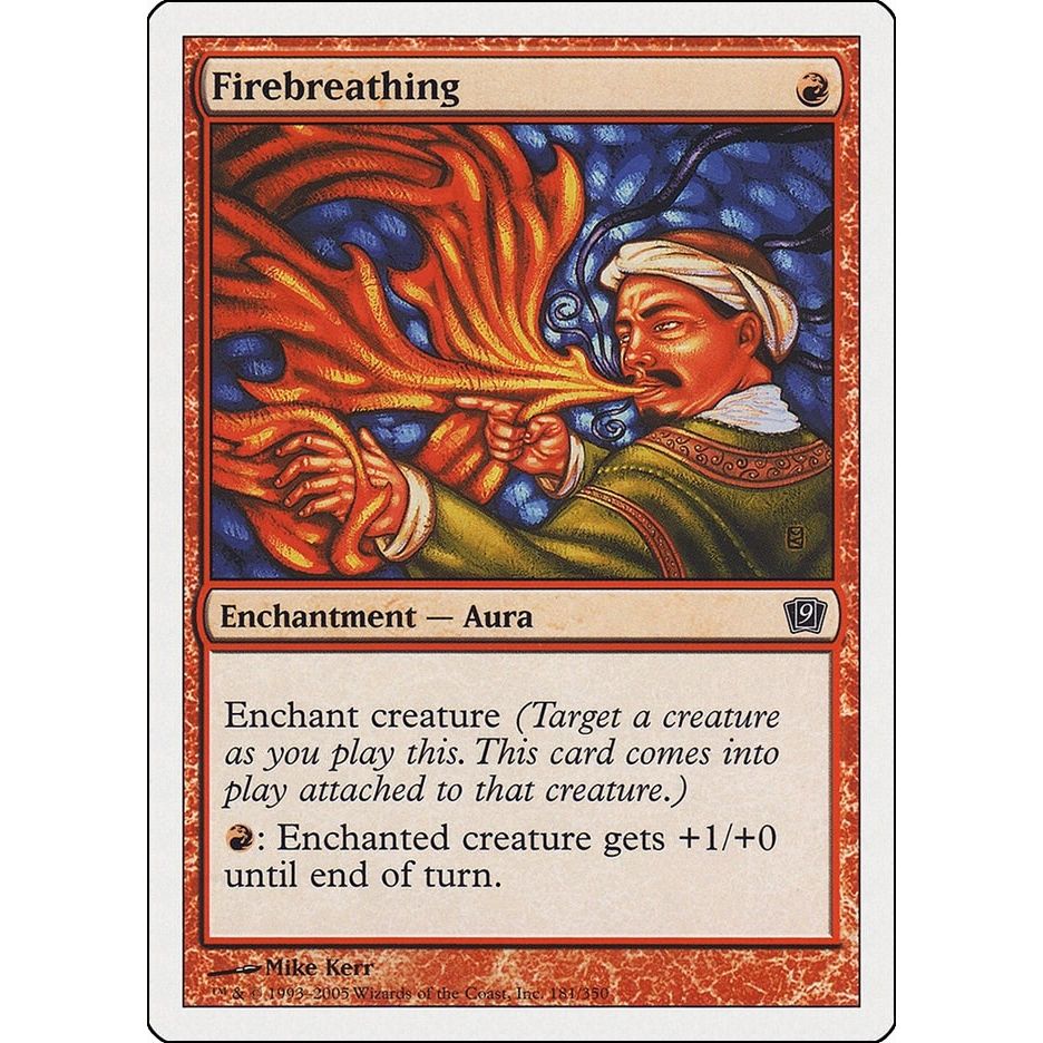 Image for Firebreathing (181) (9ED) - Magic: The Gathering