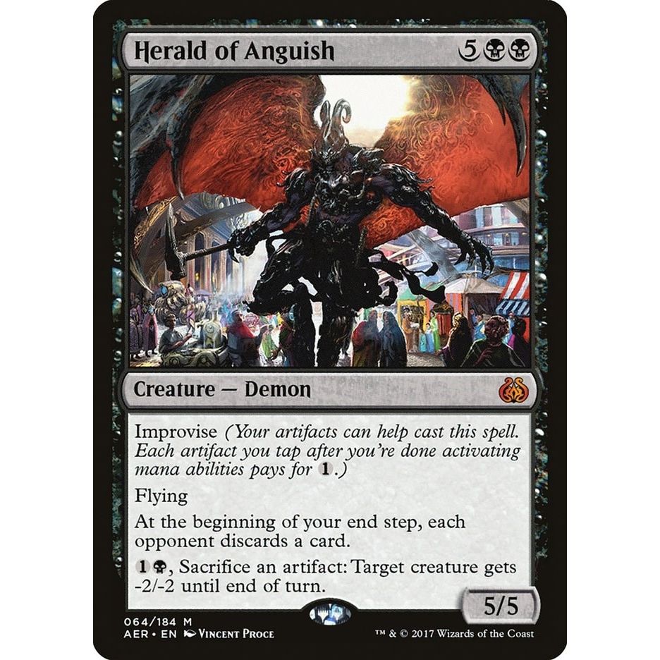 Image for Herald of Anguish (64) (AER) - Magic: The Gathering