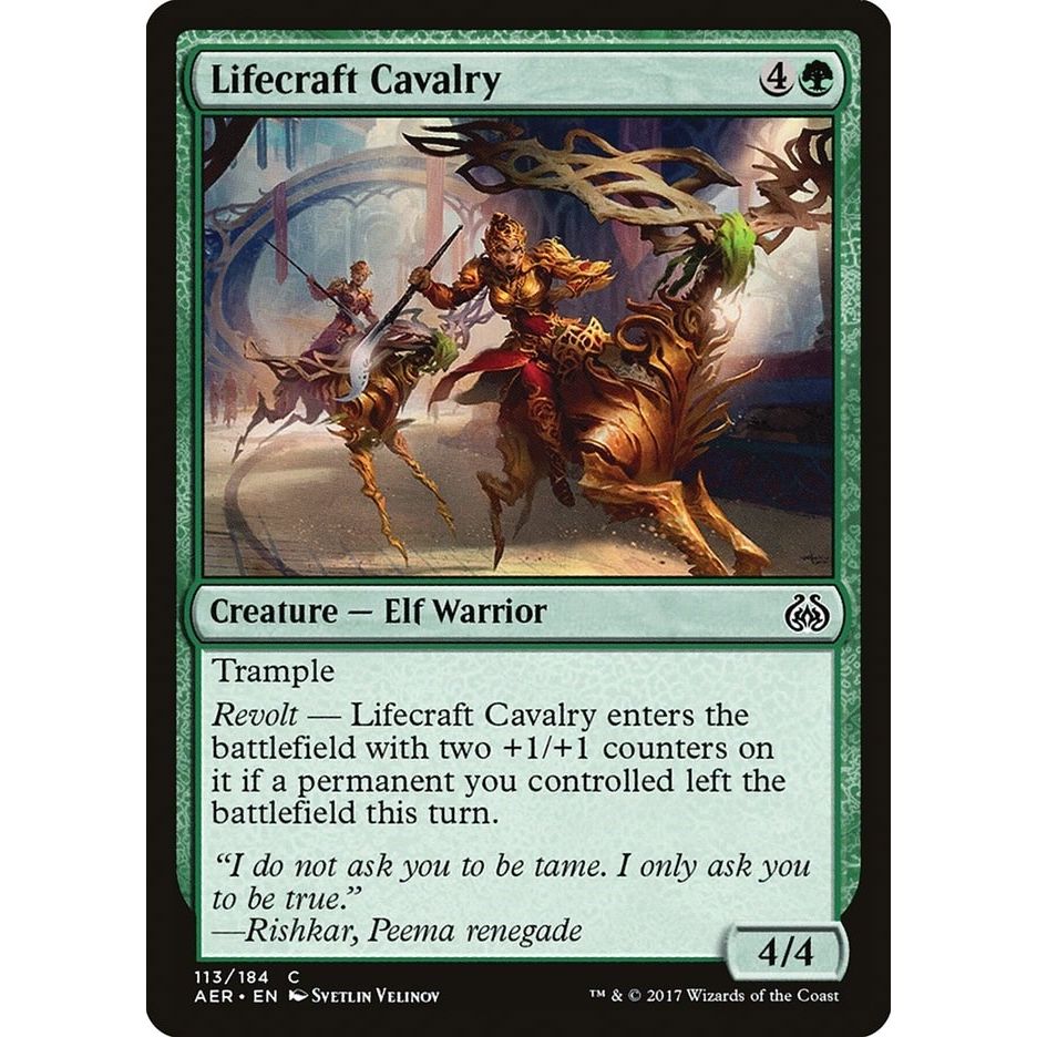 Image for Lifecraft Cavalry (113) (AER) - Magic: The Gathering