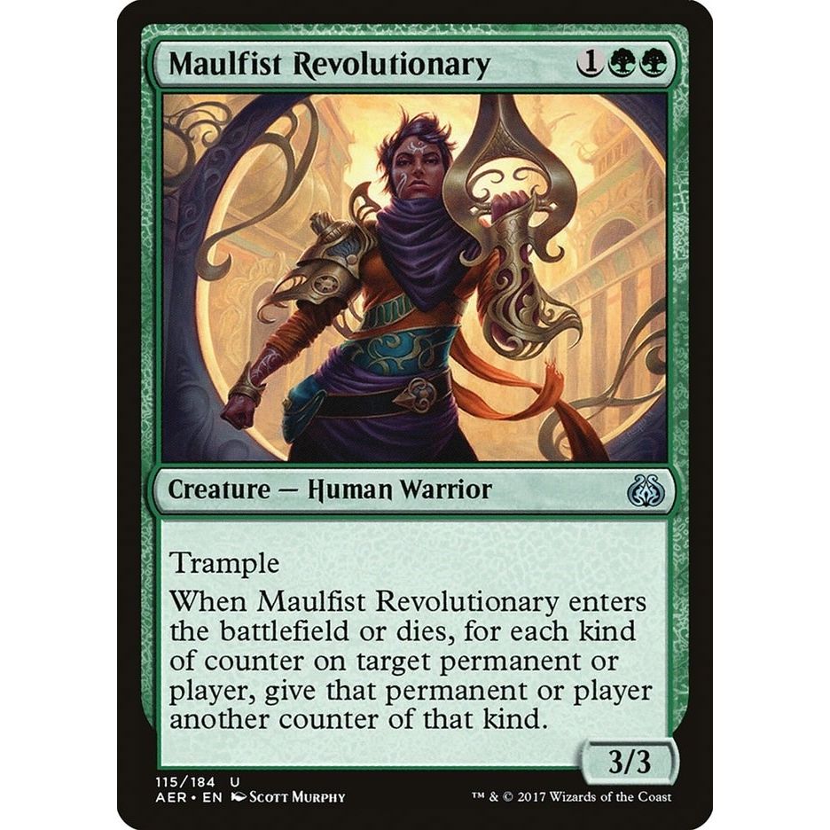 Image for Maulfist Revolutionary (115) (AER) - Magic: The Gathering