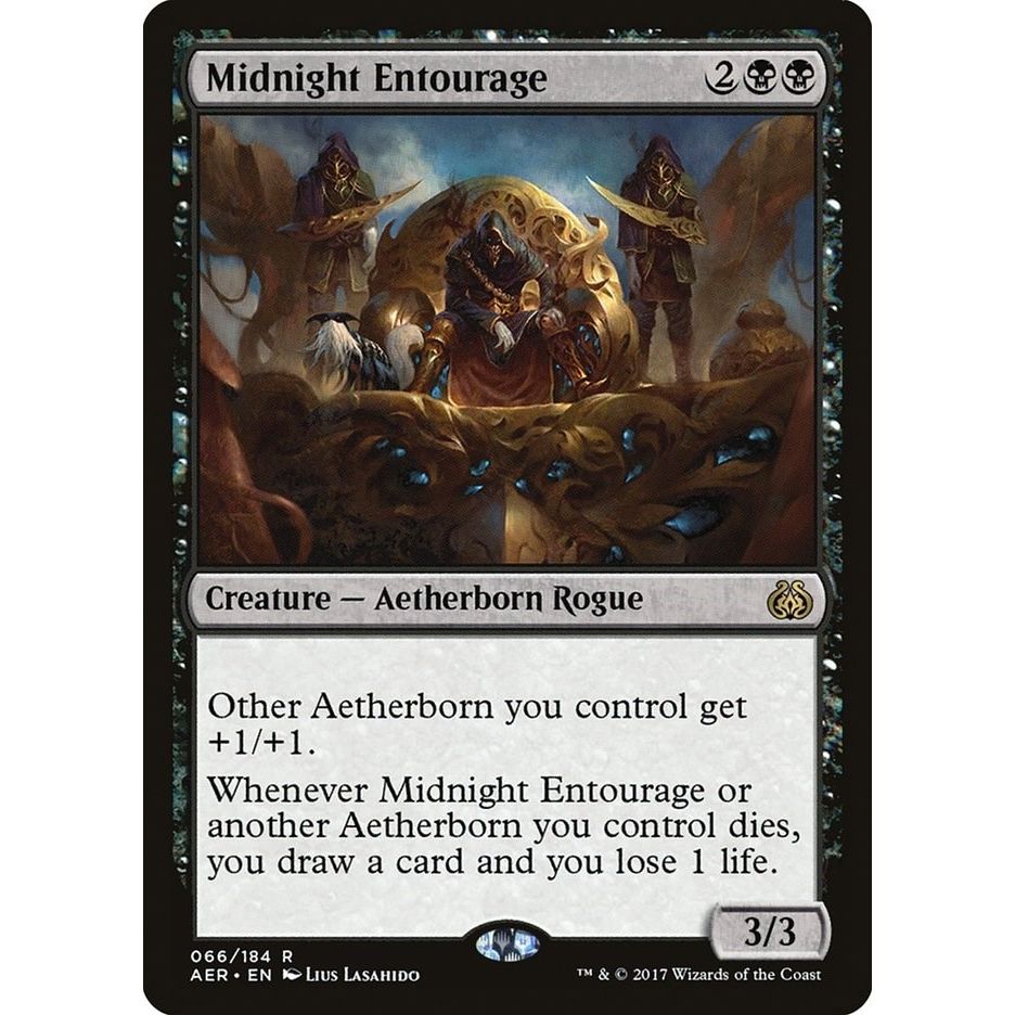 Image for Midnight Entourage (66) (AER) - Magic: The Gathering