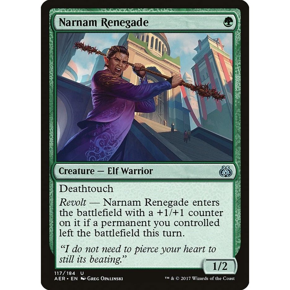 Image for Narnam Renegade (117) (AER) - Magic: The Gathering
