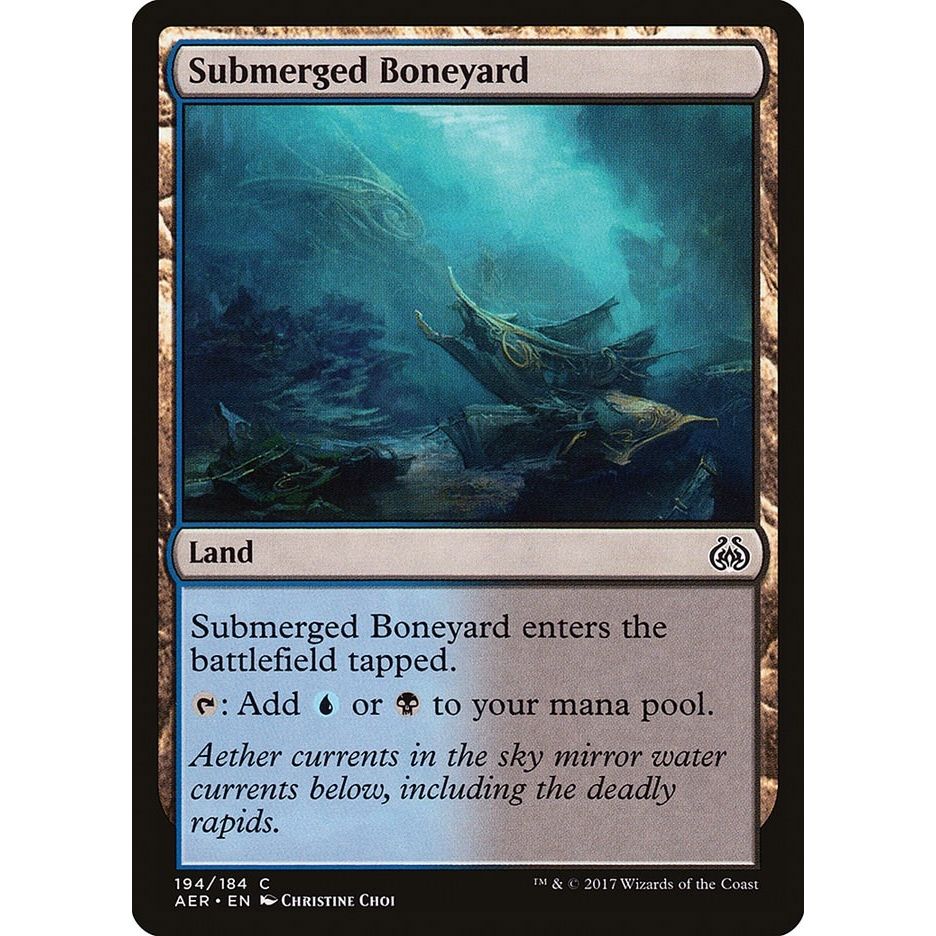 Image for Submerged Boneyard (194) (AER) - Magic: The Gathering