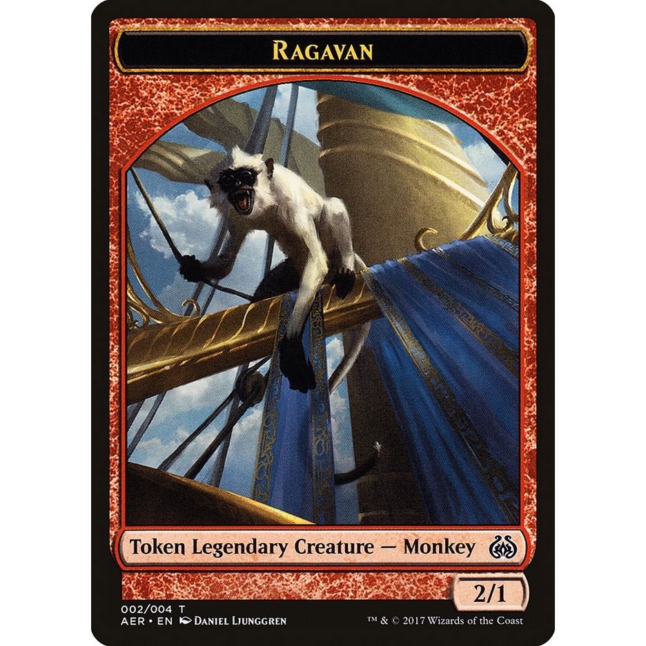 Image for Ragavan Token (2) (AER) - Magic: The Gathering