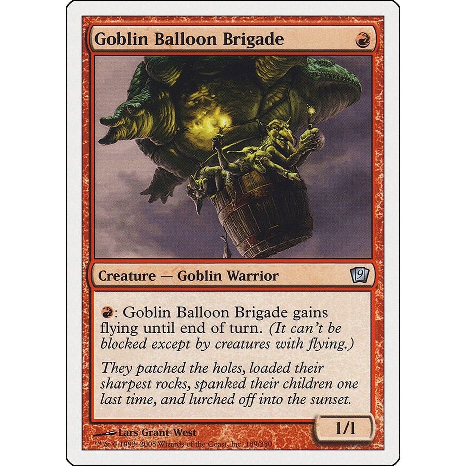 Image for Goblin Balloon Brigade (189) (9ED) - Magic: The Gathering