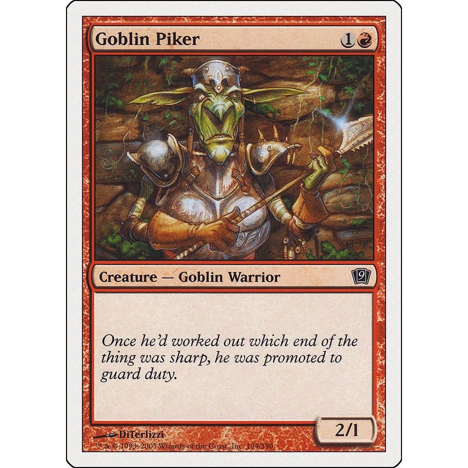 Image for Goblin Piker (194) (9ED) - Magic: The Gathering