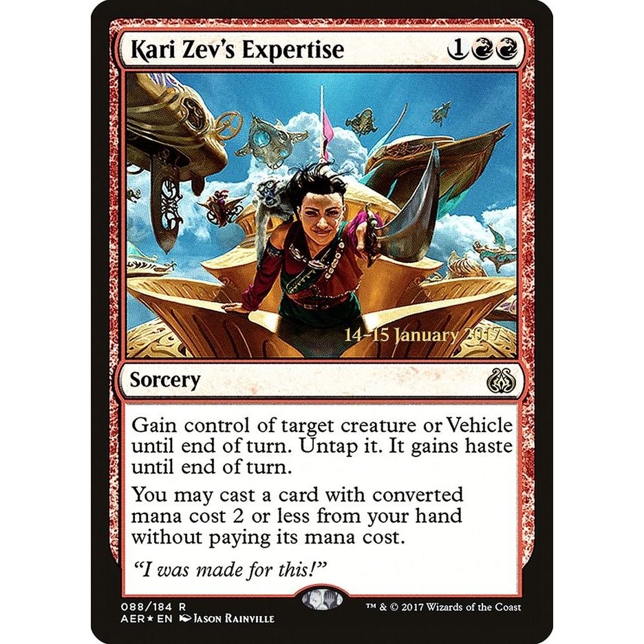 Image for Kari Zev's Expertise (88) (PRE) - Magic: The Gathering