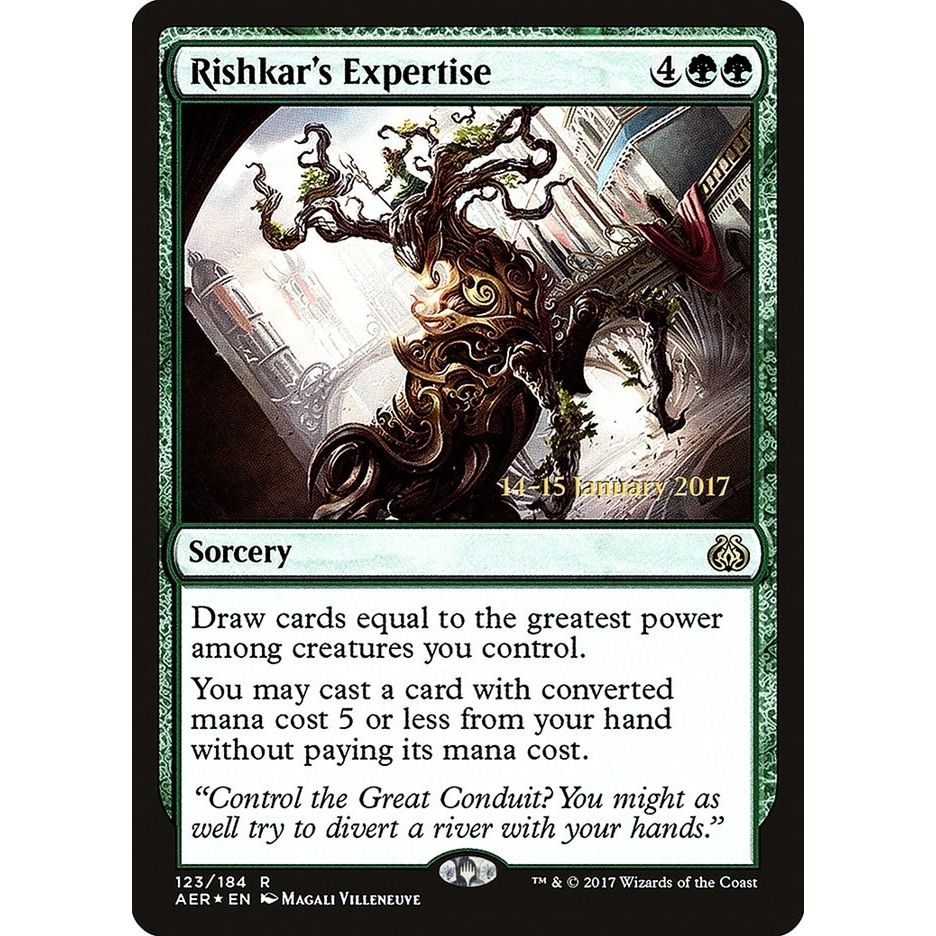 Image for Rishkar's Expertise (123) (PRE) - Magic: The Gathering