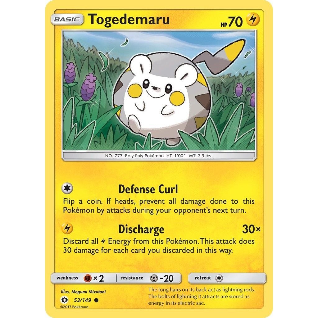 Image for Togedemaru (53/149) (SM01) - Pokemon