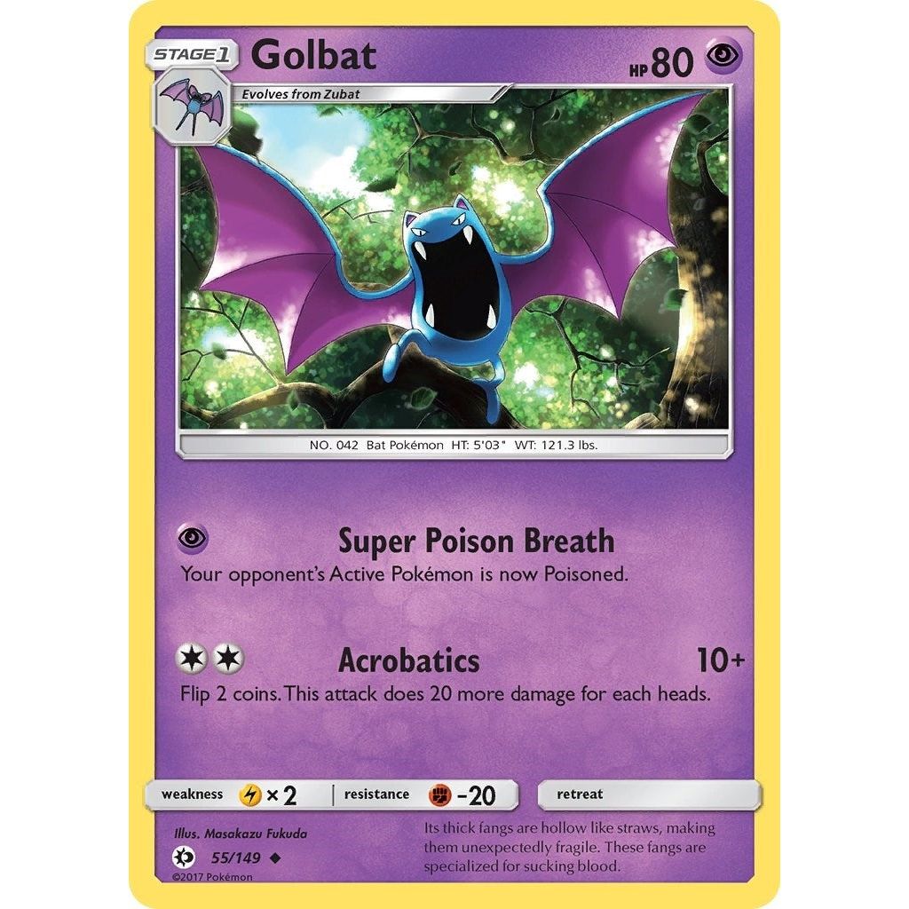 Image for Golbat (55/149) (SM01) - Pokemon