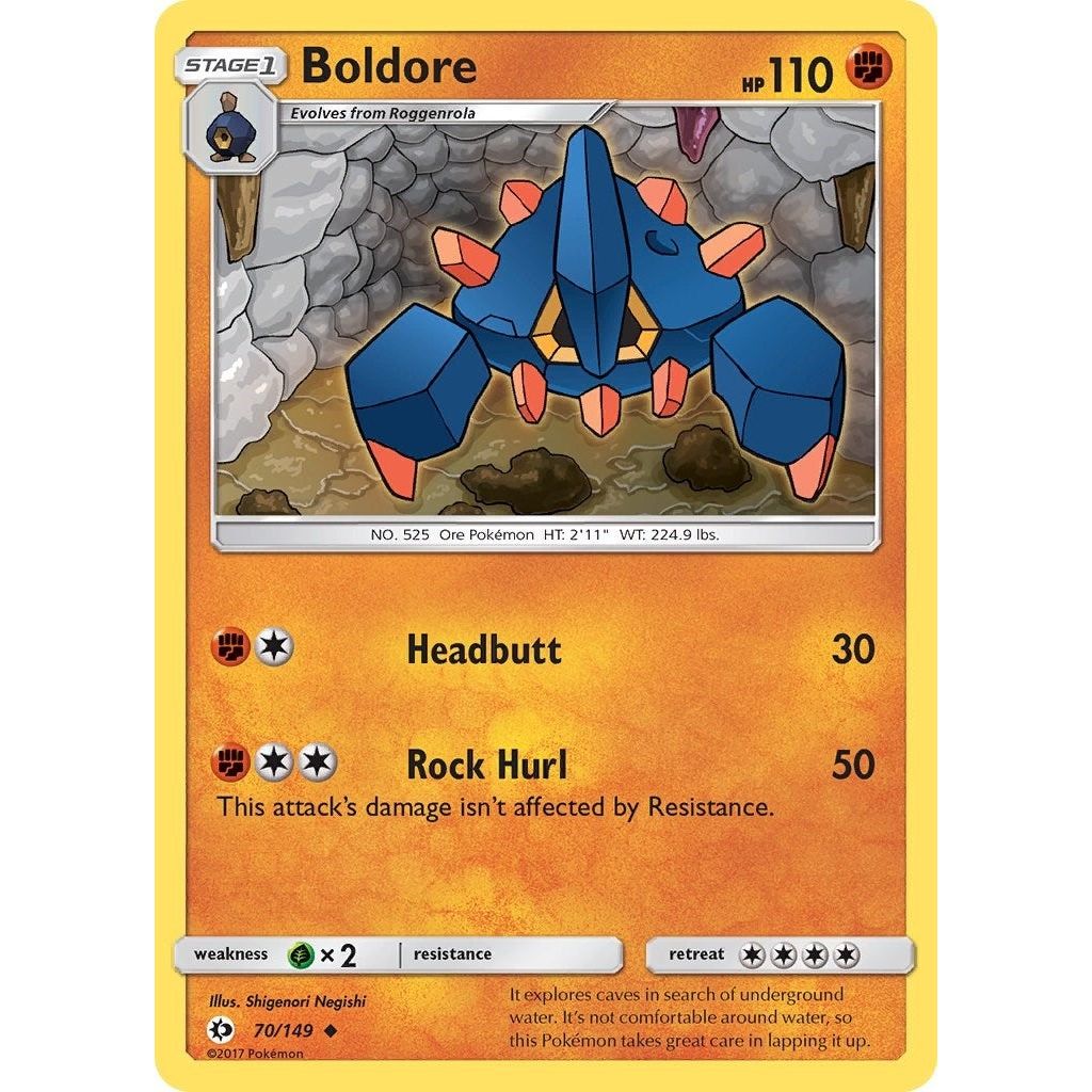 Image for Boldore (70/149) (SM01) - Pokemon