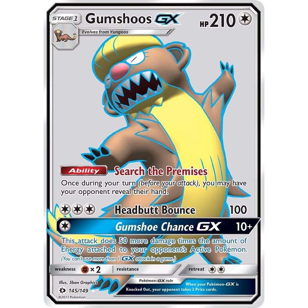 Gumshoos GX (Full Art) (145/149) (SM01)
