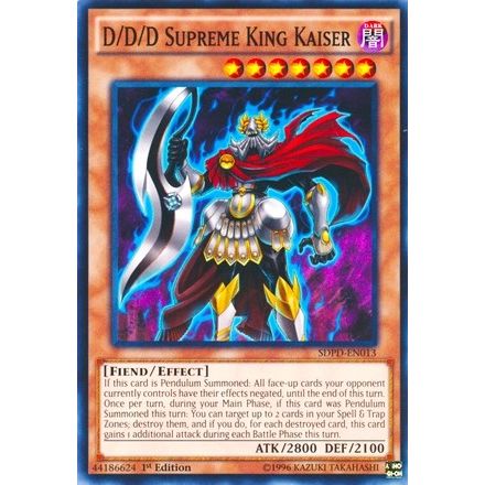Image for D/D/D Supreme King Kaiser (SDPD-EN013) (SDPD) - YuGiOh
