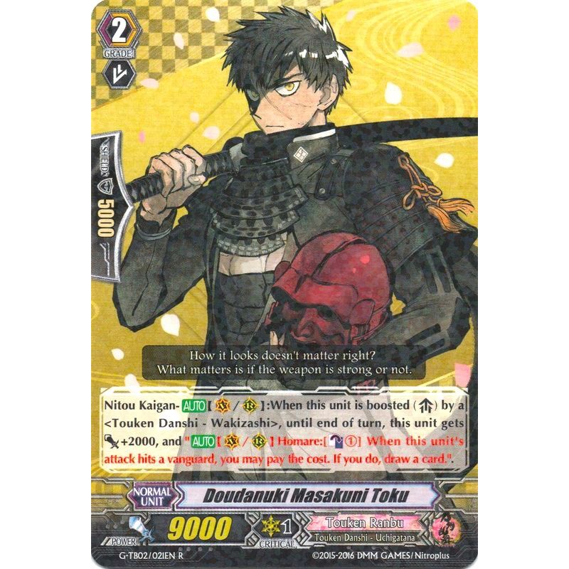 Image for Doudanuki Masakuni Toku (G-TB02/021EN) (G-TB02) - Cardfight Vanguard