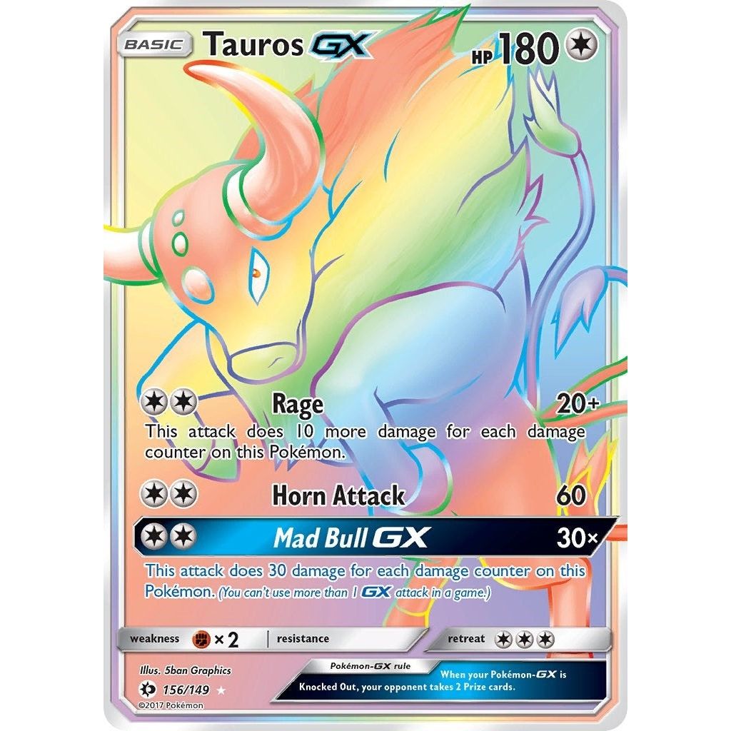 Image for Tauros GX (Secret) (156/149) (SM01) - Pokemon