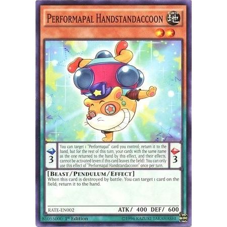 Image for Performapal Handstandaccoon (RATE-EN002) (RATE) - YuGiOh