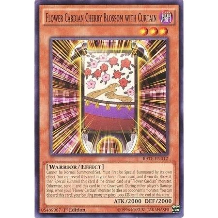 Image for Flower Cardian Cherry Blossom with Curtain (RATE-EN012) (RATE) - YuGiOh