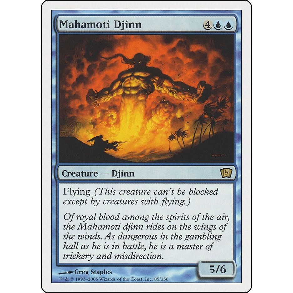 Image for Mahamoti Djinn (85) (9ED) - Magic: The Gathering