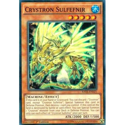Image for Crystron Sulfefnir (RATE-EN021) (RATE) - YuGiOh