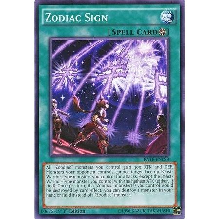 Image for Zodiac Sign (RATE-EN058) (RATE) - YuGiOh