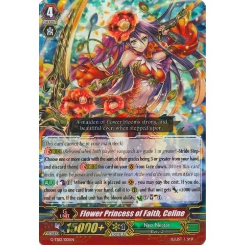 Image for Flower Princess of Faith, Celine (RRR Foil) (G-TD12/001EN) (G-TD12) - Cardfight Vanguard