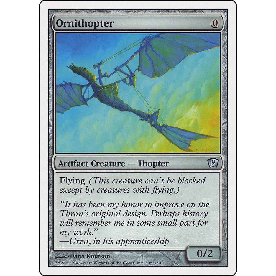 Image for Ornithopter (305) (9ED) - Magic: The Gathering