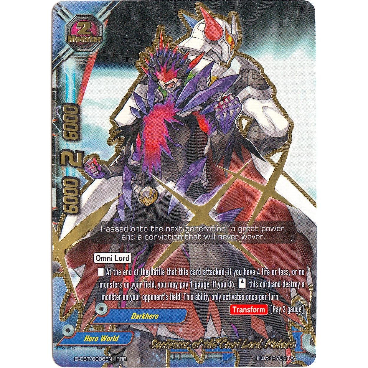 Image for Successor of the Omni Lord, Mukuro (D-CBT/0006EN) (D-CBT) - Future Card BuddyFight