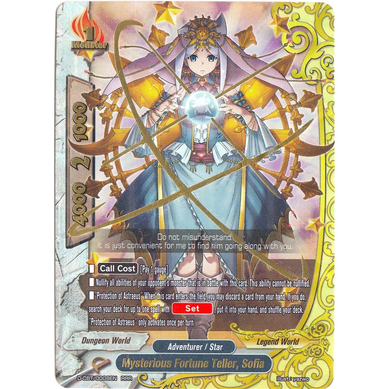 Image for Mysterious Fortune Teller, Sofia (D-CBT/0008EN) (D-CBT) - Future Card BuddyFight