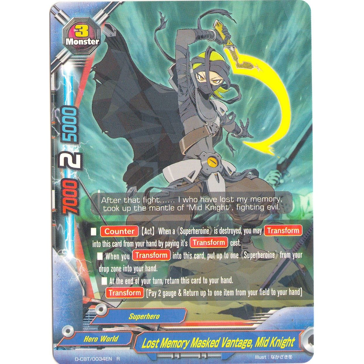 Image for Lost Memory Masked Vantage, Mid Knight (D-CBT/0034EN) (D-CBT) - Future Card BuddyFight