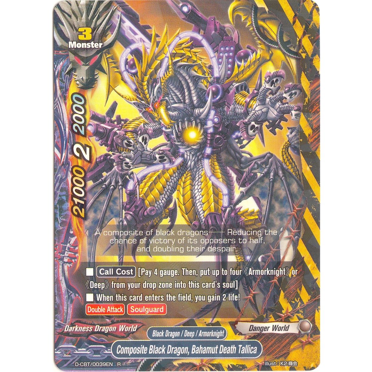 Image for Synthesis Black Dragon, Bahamut Death Tallica (D-CBT/0039EN) (D-CBT) - Future Card BuddyFight