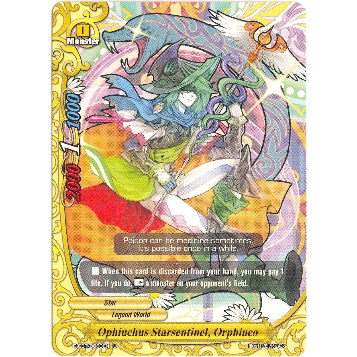 Image for Ophiuchus Starsentinel, Orphiuco (D-CBT/0060EN) (D-CBT) - Future Card BuddyFight