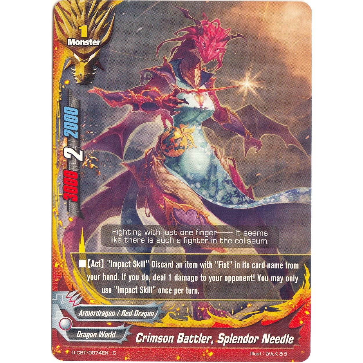 Image for Crimson Battler, Splendor Needle (D-CBT/0074EN) (D-CBT) - Future Card BuddyFight