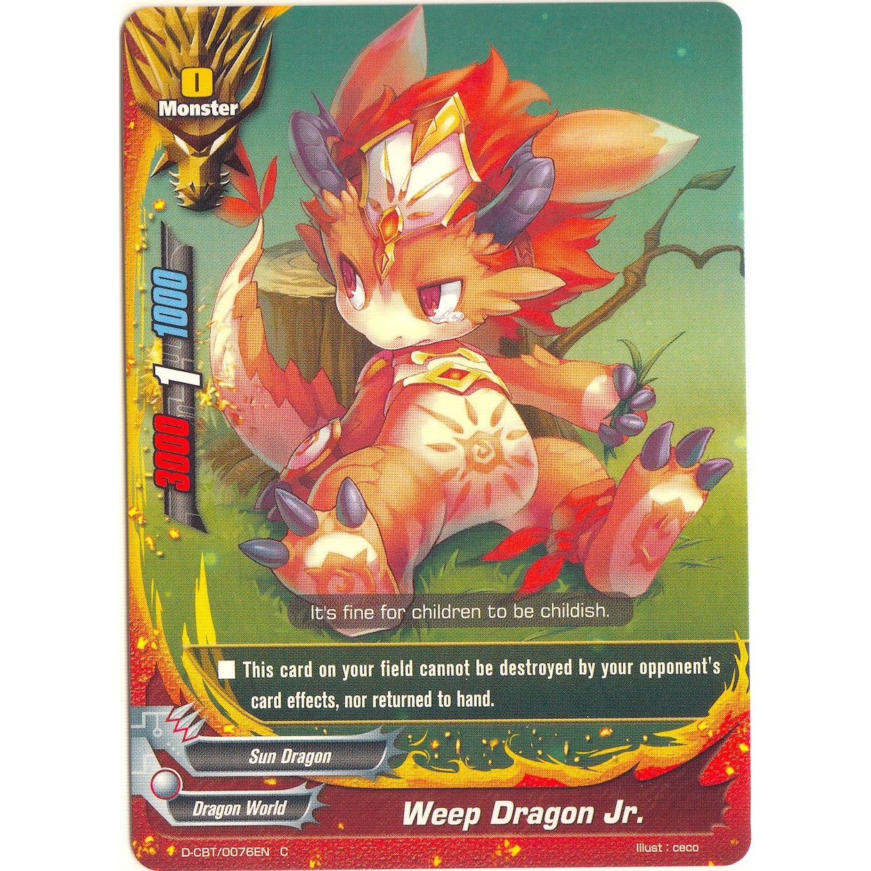 Image for Weep Dragon Jr. (D-CBT/0076EN) (D-CBT) - Future Card BuddyFight