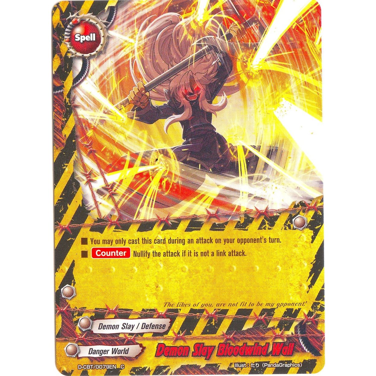 Image for Demon Slay Bloodwind Wall (D-CBT/0079EN) (D-CBT) - Future Card BuddyFight
