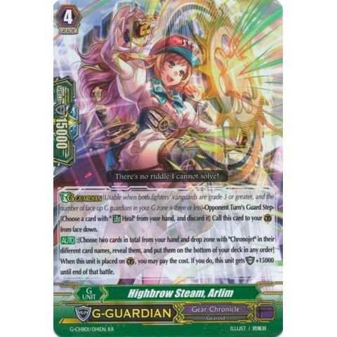 Image for Highbrow Steam, Arlim (G-CHB01/014EN) (G-CHB01) - Cardfight Vanguard