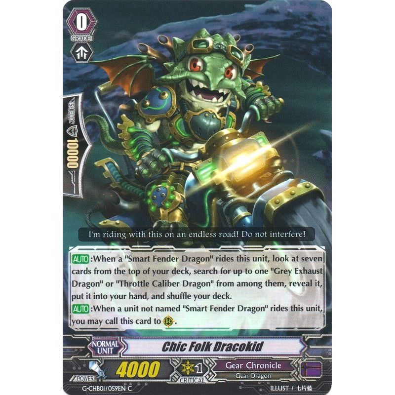 Image for Chic Folk Dracokid (G-CHB01/059EN) (G-CHB01) - Cardfight Vanguard