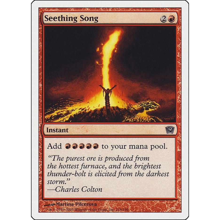 Image for Seething Song (216) (9ED) - Magic: The Gathering