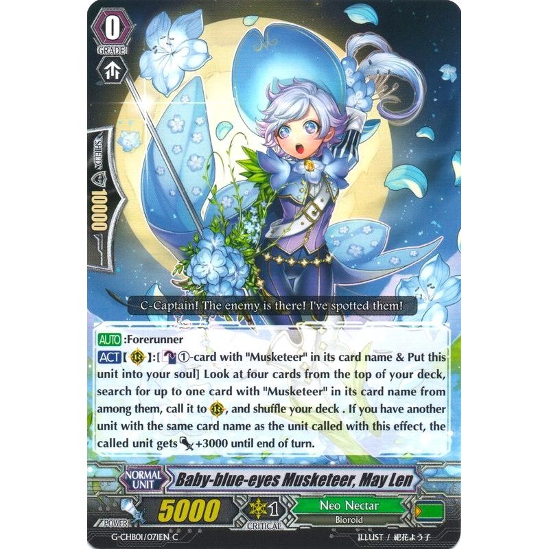Image for Baby-blue-eyes Musketeer, May Len (G-CHB01/071EN) (G-CHB01) - Cardfight Vanguard