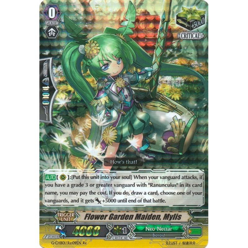 Image for Flower Garden Maiden, Mylis (G-CHB01/Re:09EN) (G-CHB01) - Cardfight Vanguard