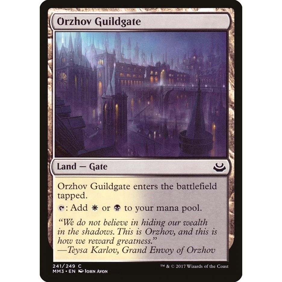 Image for Orzhov Guildgate (241) (MM3) - Magic: The Gathering
