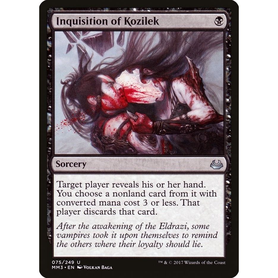 Image for Inquisition of Kozilek (75) (MM3) - Magic: The Gathering