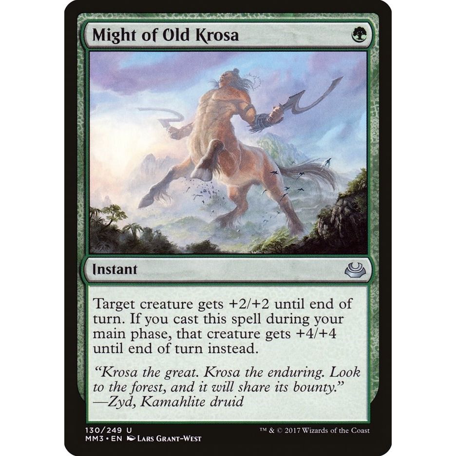 Image for Might of Old Krosa (130) (MM3) - Magic: The Gathering