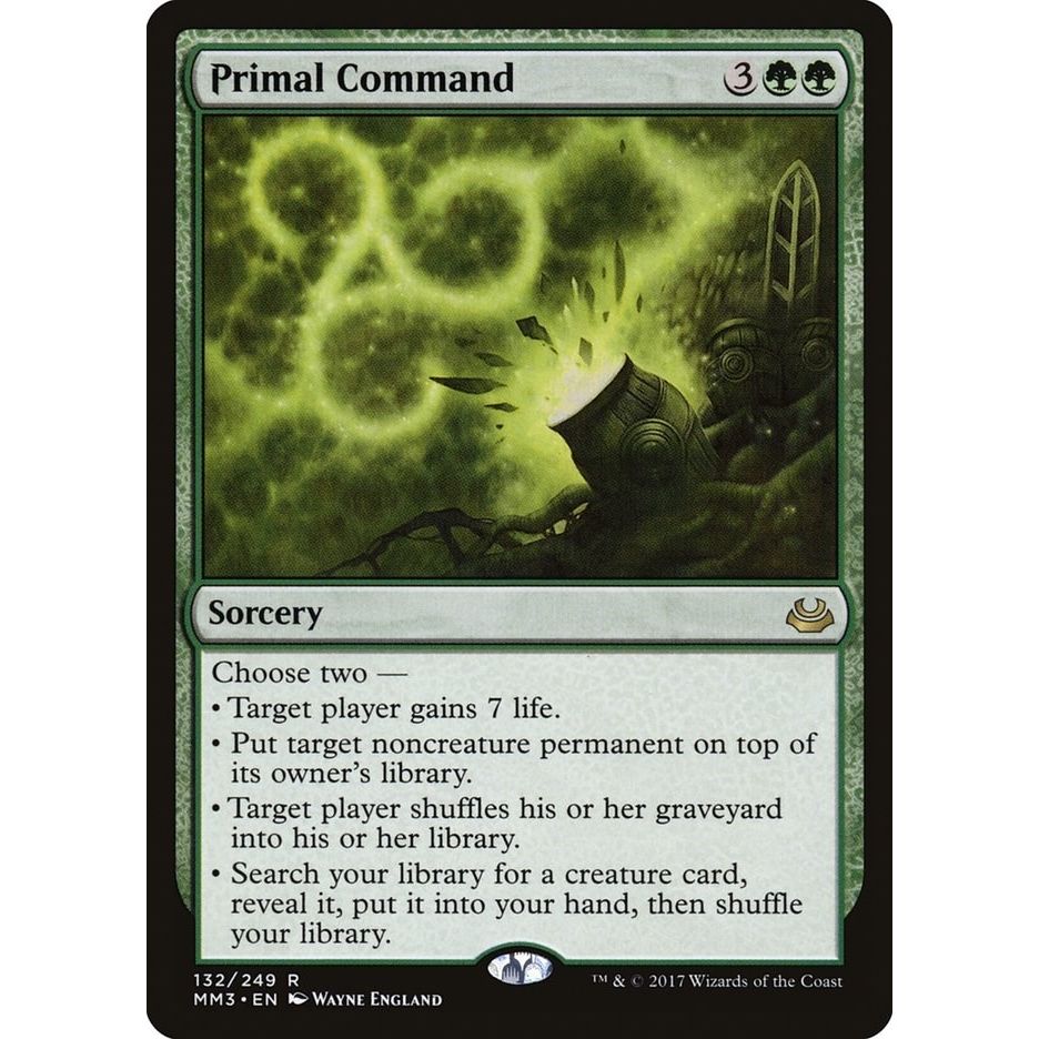 Image for Primal Command (132) (MM3) - Magic: The Gathering