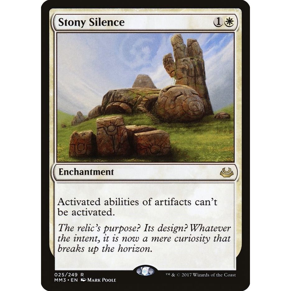 Image for Stony Silence (25) (MM3) - Magic: The Gathering