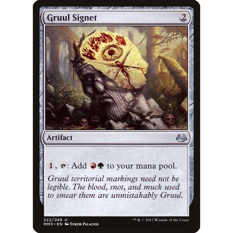 Image for Gruul Signet (222) (MM3) - Magic: The Gathering
