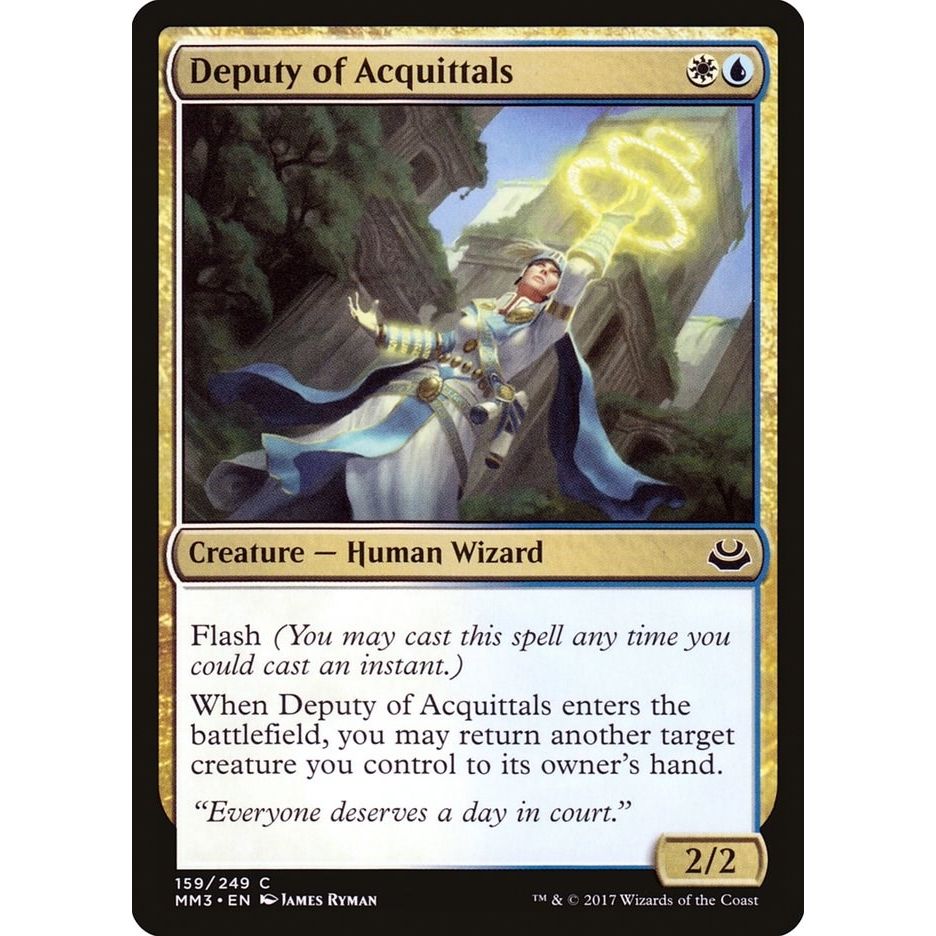 Image for Deputy of Acquittals (159) (MM3) - Magic: The Gathering